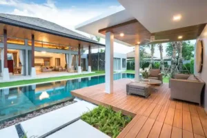 interior exterior design pool villa with swimming pool home house 41487 159