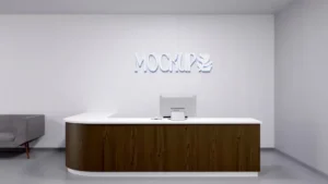 logo wall mockup indoors 23 2150432133